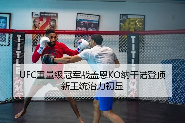 UFC重量级冠军战盖恩KO纳干诺登顶新王统治力初显